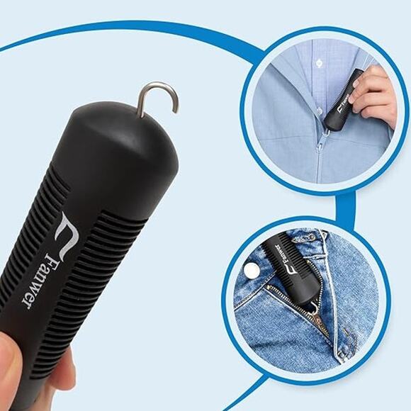 NEW Fanwer Button Hook and Zipper Pull Set Button Up Unbutton Help Dress Up - Picture 5 of 5